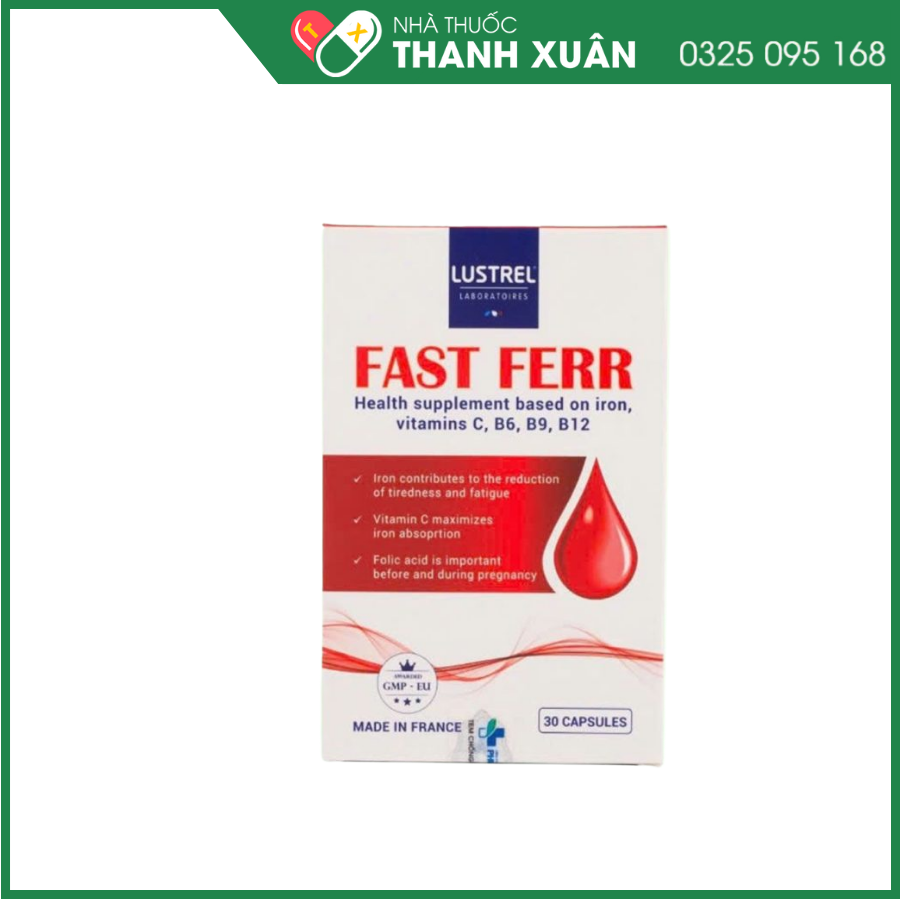 Fast Ferr - Giúp tái tạo hồng cầu, cải thiện tình trạng thiếu máu